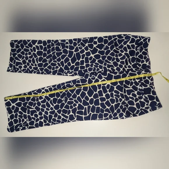 SEE DETAILS - Lilly Pulitzer Womens Size 8 Kristen Capri Cropped Navy Pants - Picture 10 of 15